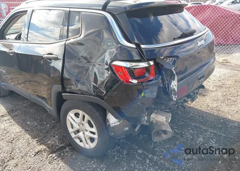 2019 Jeep Compass Sport Fwd from USA, damaged, VIN 3C4NJCAB5KT624032